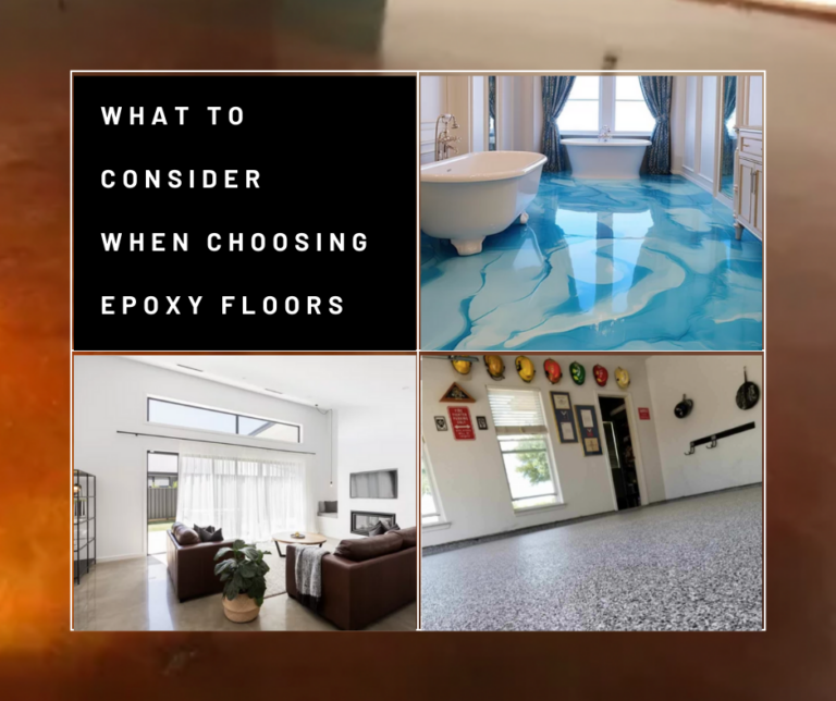 What to consider when choosing epoxy floors
